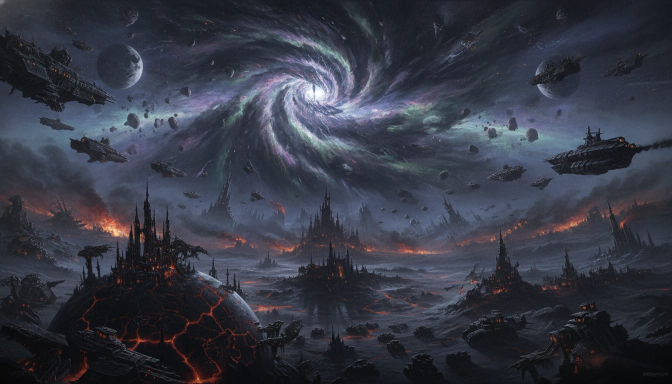 The Eye of Terror, Warhammer world art