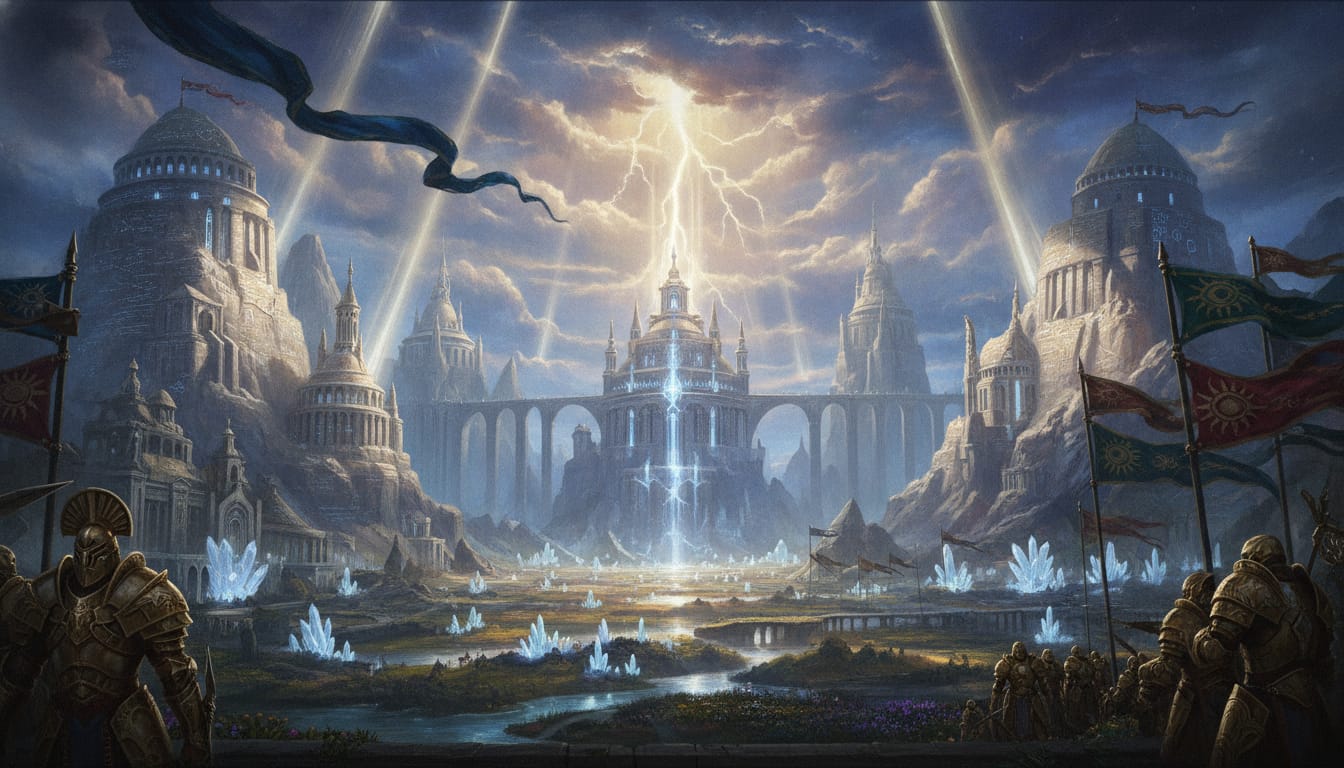 The Ten Paradises of Hysh, Warhammer world art